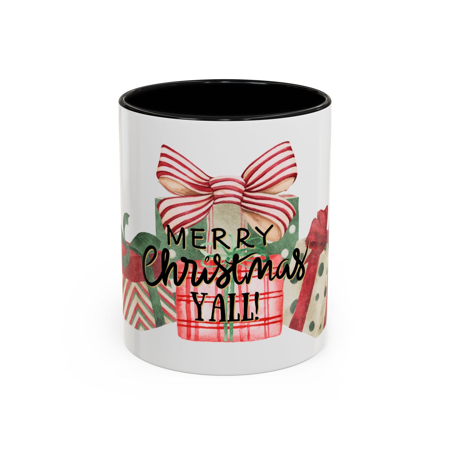 Christmas Coffee Mug, "Merry Christmas Yall", 11oz