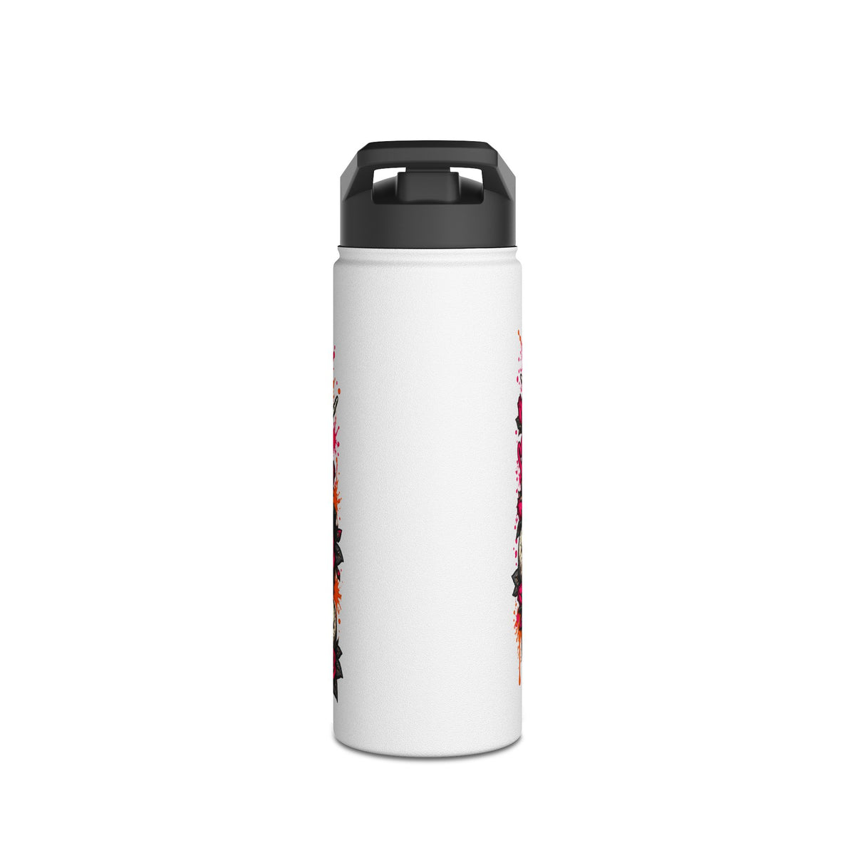 Dead & Unbothered Stainless Steel Water Bottle | Gothic Skeleton Insulated Bottle by Subbin4Sanity