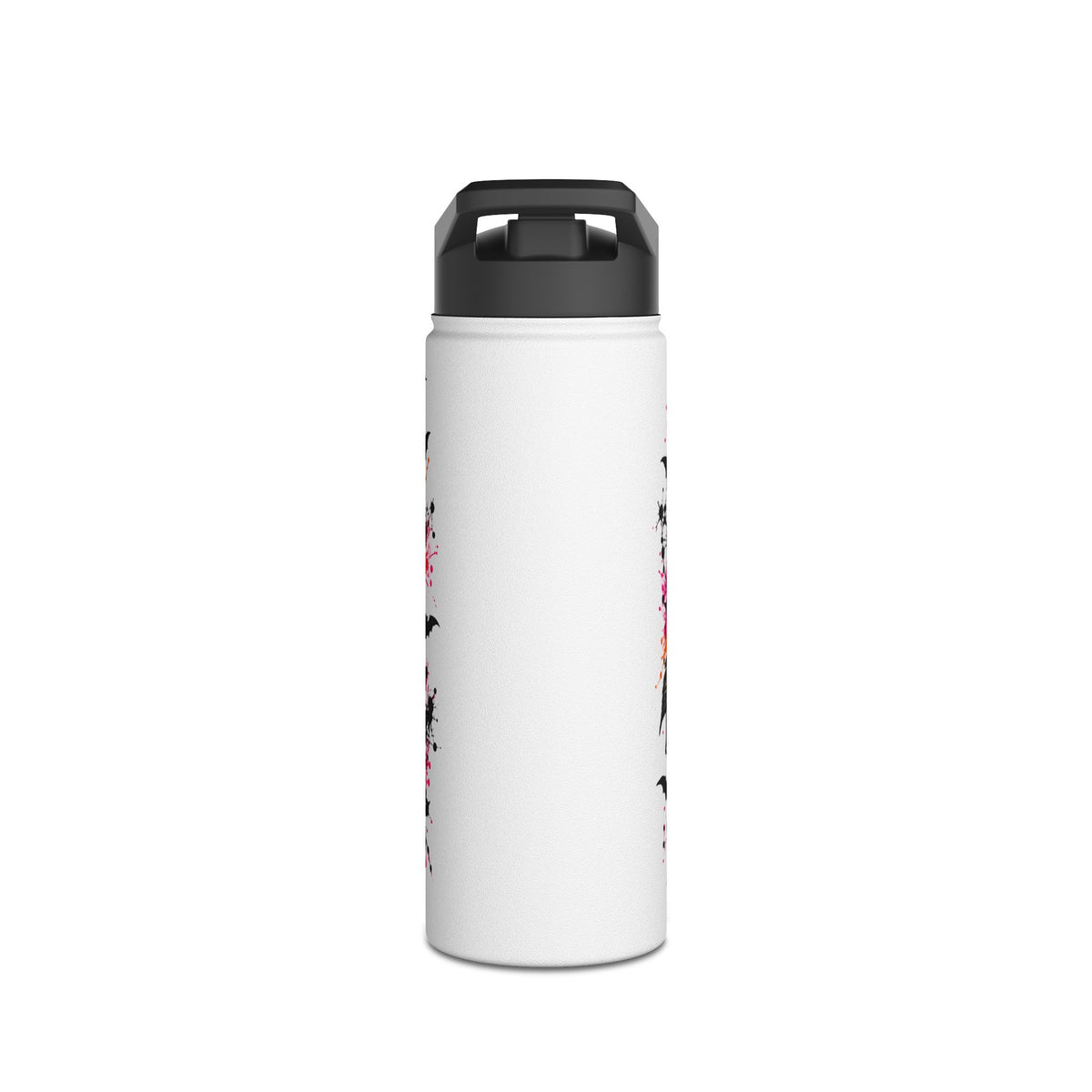 Deadly Blooms Stainless Steel Water Bottle | Gothic Floral Skull Insulated Bottle by Subbin4Sanity