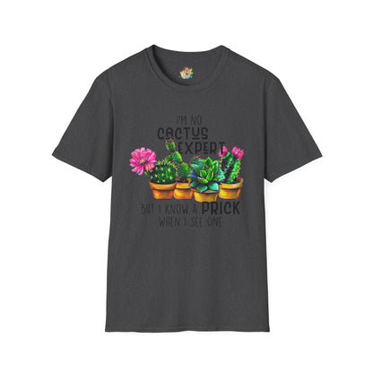 Know A Prick When I See One Graphic T-Shirt | Funny Sarcastic Cactus Tee by Subbin4Sanity