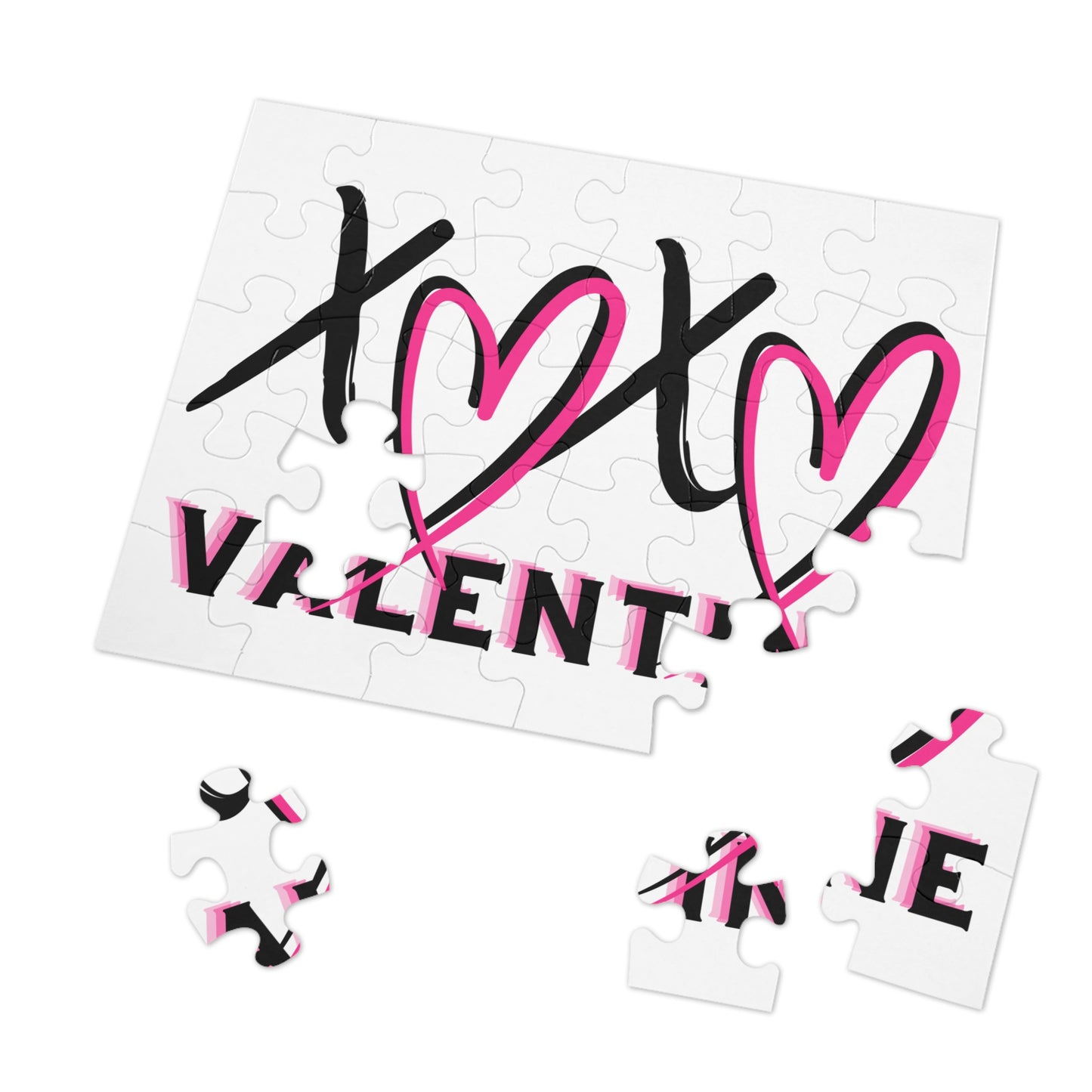 Valentines XOXO Jigsaw Puzzle — Romantic Tin Box Gift