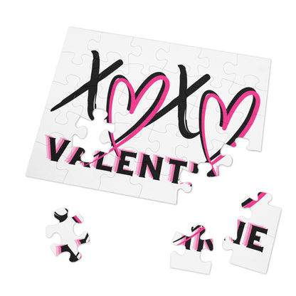 Valentines XOXO Jigsaw Puzzle — Romantic Tin Box Gift
