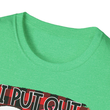 I Put Out For Santa Graphic T-Shirt | Funny Naughty Christmas Tee by Subbin4Sanity