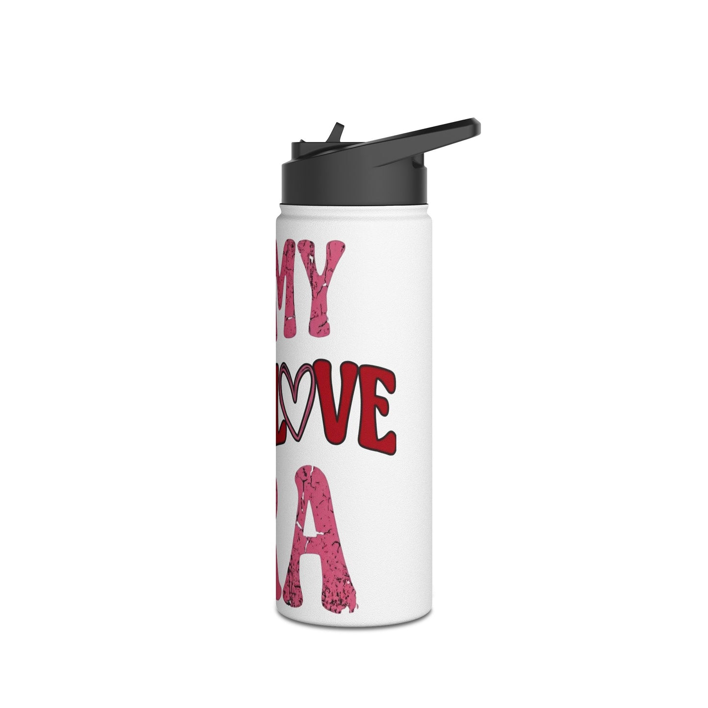 "In My Self Love Era" Stainless Steel Valentines Water Bottle — Valentine's Day Water Bottle