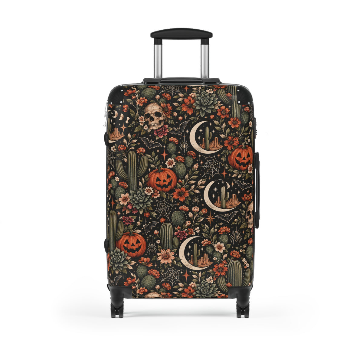 Desert Eclipse Suitcase | Boho Halloween Celestial Luggage by Subbin4Sanity