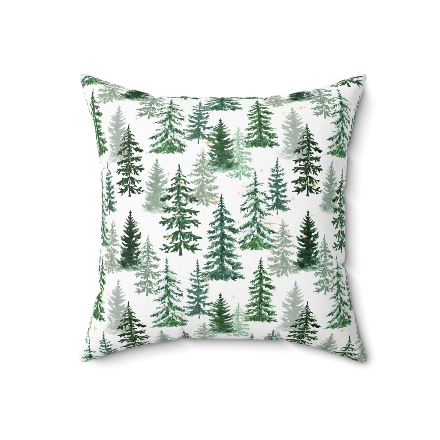 Christmas Pillowcase & Pillow Insert white with Christmas tree pattern "I'm gunna go lay under the Christmas tree so my family knows I'm a gift"