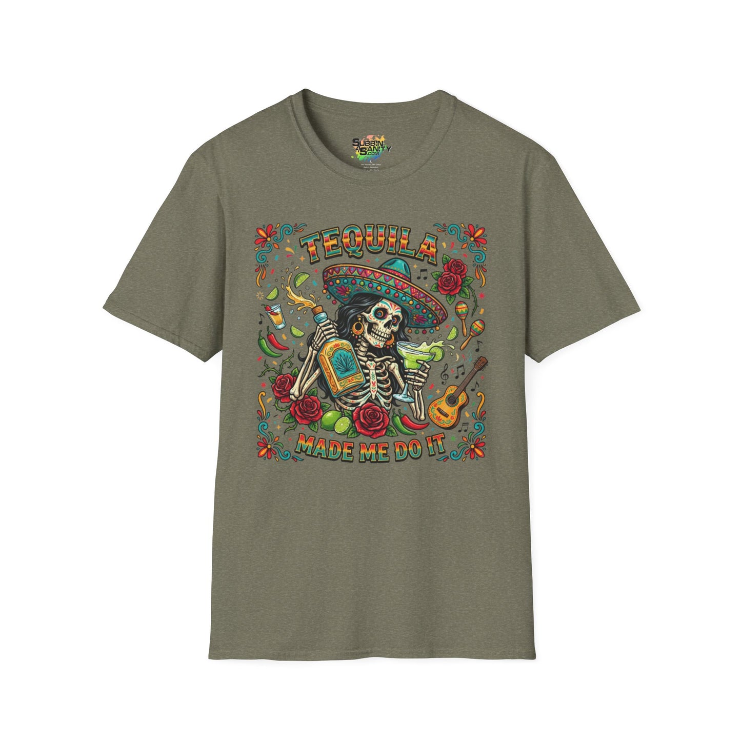 "Tequila Made Me Do It" | Unisex Softstyle T-Shirt