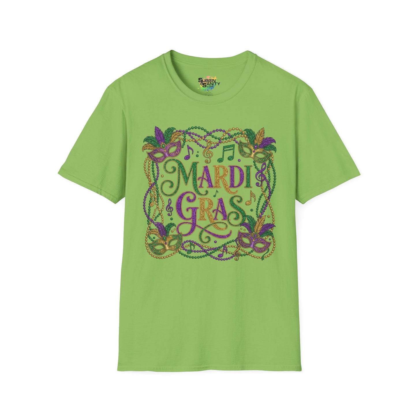 "Mardi Gras" | Unisex Softstyle T-Shirt