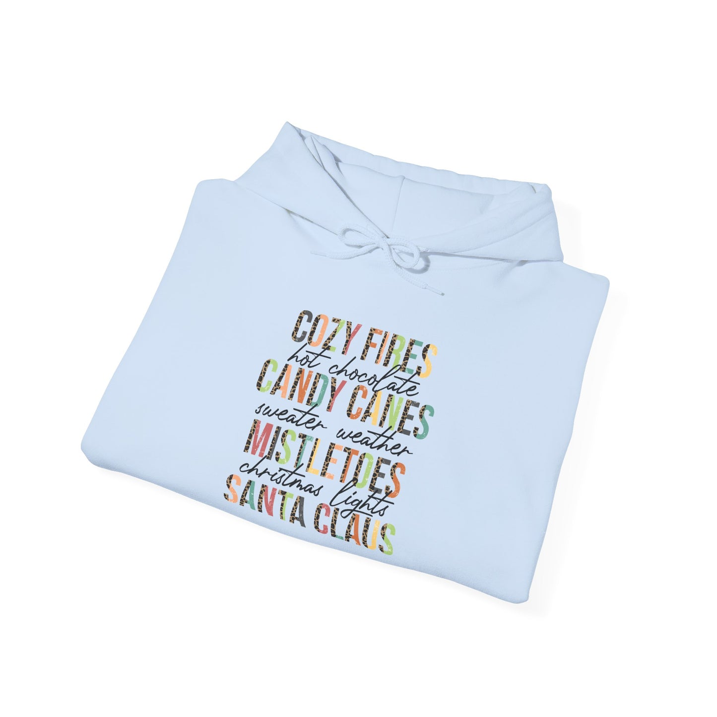 Cozy Fires & Candy Canes Hoodie | Festive Christmas Pullover by Subbin4Sanity