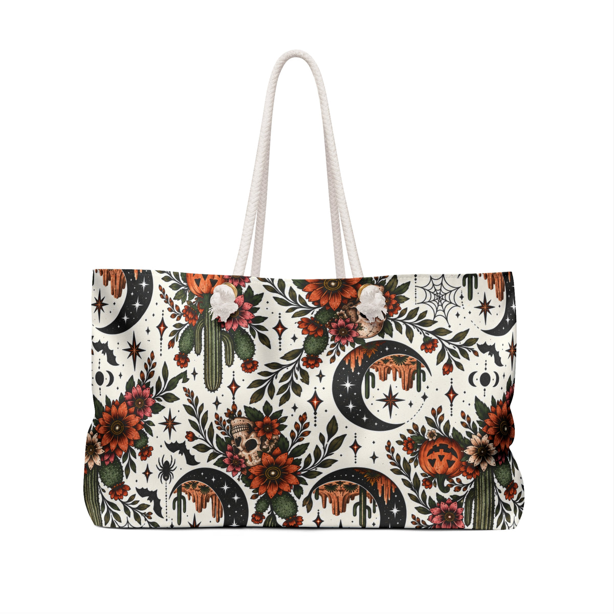 Desert Moonlight Weekender Bag | Boho Halloween Travel Tote by Subbin4Sanity