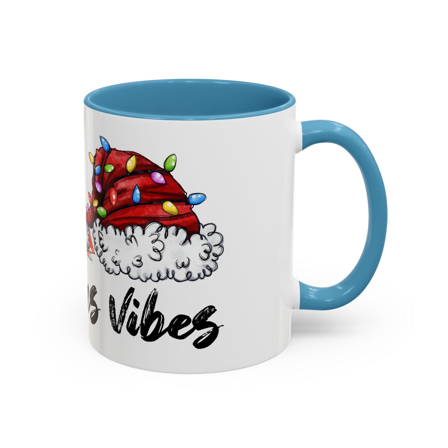 Christmas Coffee Mug, 11oz, "Christmas Vibes"