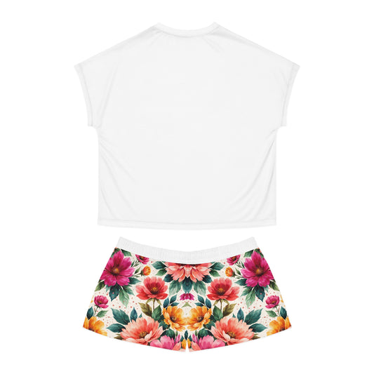 "Bloom Loud Live Louder" Women's Short Pajama Set