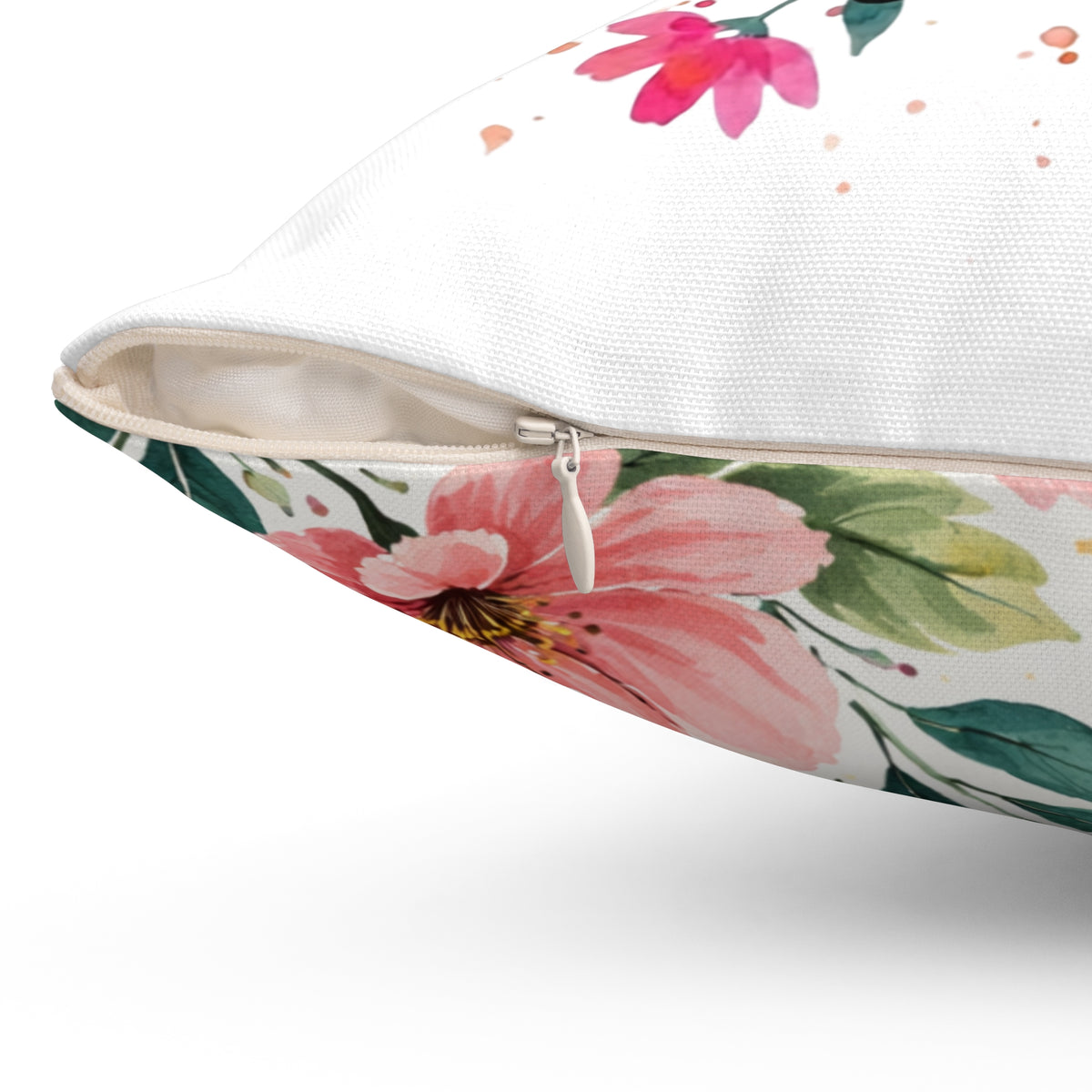 Spring Got Me Acting Different Double-Sided Throw Pillow | Floral Spring Statement Pillow by Subbin4Sanity