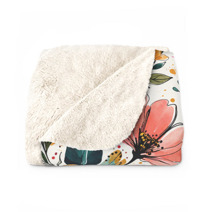 Modern Botanical Wildflower Pattern – Splatter Bloom Collection – Original Seamless Design By Subbin4Sanity