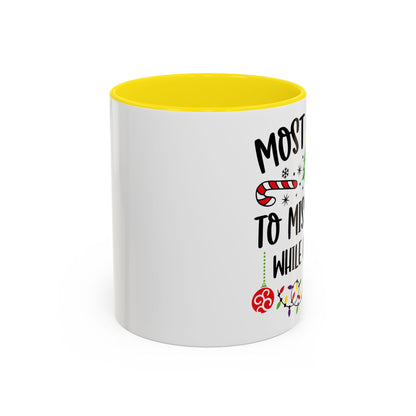 Christmas Coffee Mug, 11oz, "Miss X-Mas while gaming"