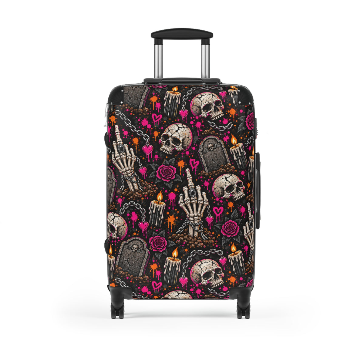 Dirt & Defiance Suitcase | Gothic Halloween Luggage by Subbin4Sanity