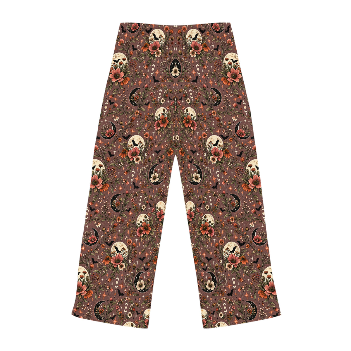 Midnight Wildflowers Pajama Pants | Boho Halloween Sleepwear by Subbin4Sanity