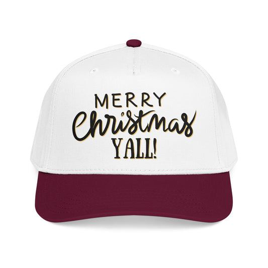 Merry Christmas Y'all Baseball Cap — Holiday DTF Baseball Hat