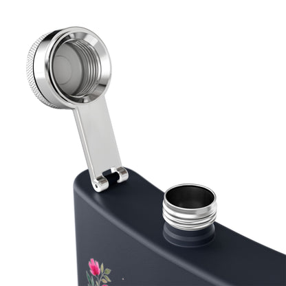 "Catch Me In My Bloom Era" - Stainless Steel 6oz Hip Flask