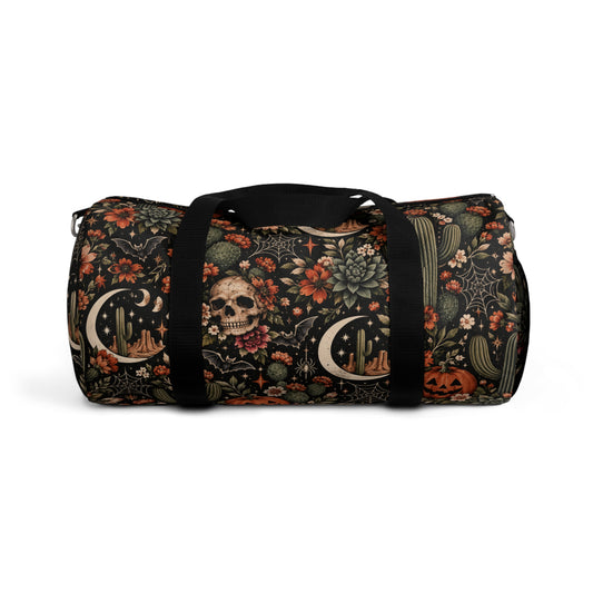 Desert Eclipse Duffel Bag | Boho Halloween Celestial Travel Bag by Subbin4Sanity