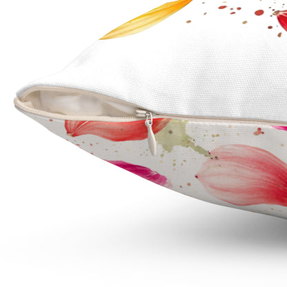 "Petals & Petty Energy" - Double Sided Pillowcase & Pillow Insert