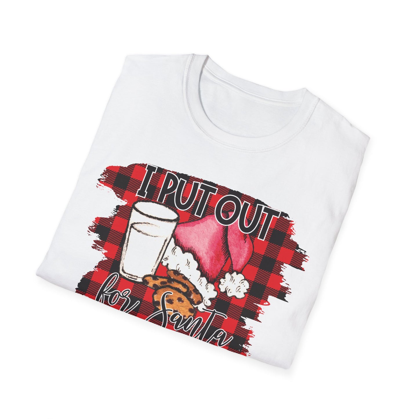 I Put Out For Santa Graphic T-Shirt | Funny Naughty Christmas Tee by Subbin4Sanity