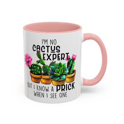 Coffee Mug, 11oz, "No Cactus Expert"