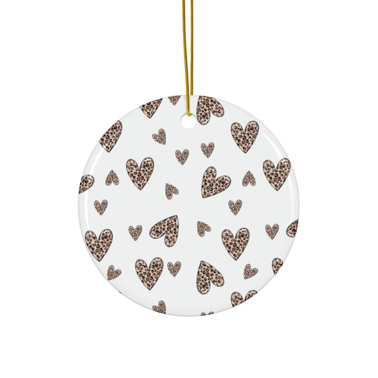 Valentines Ceramic Ornament, (1pc, 3pcs, 5pcs, 10pcs)