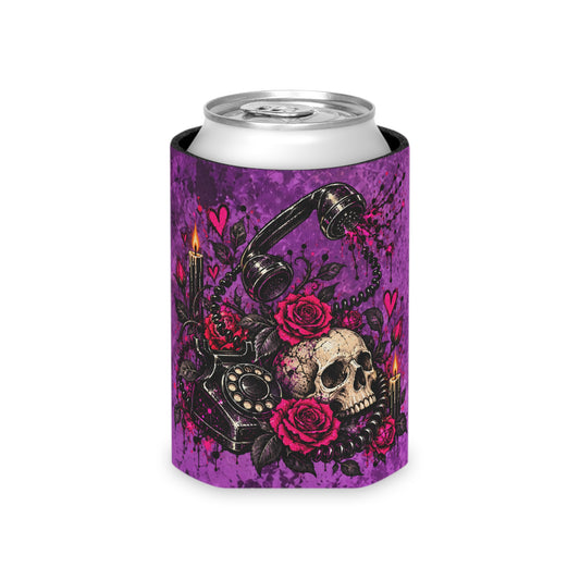 Karma’s Calling Foam Grip Koozie | Gothic Skull Can Cooler by Subbin4Sanity