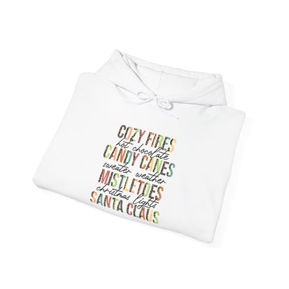 Cozy Fires & Candy Canes Hoodie | Festive Christmas Pullover by Subbin4Sanity