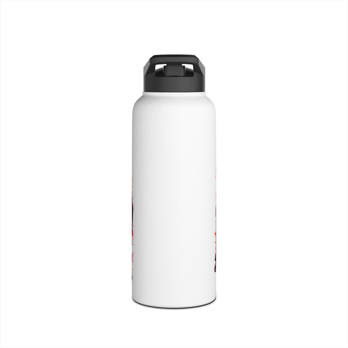 Dirt & Defiance Stainless Steel Water Bottle | Gothic Skull & Coffin Insulated Bottle by Subbin4Sanity