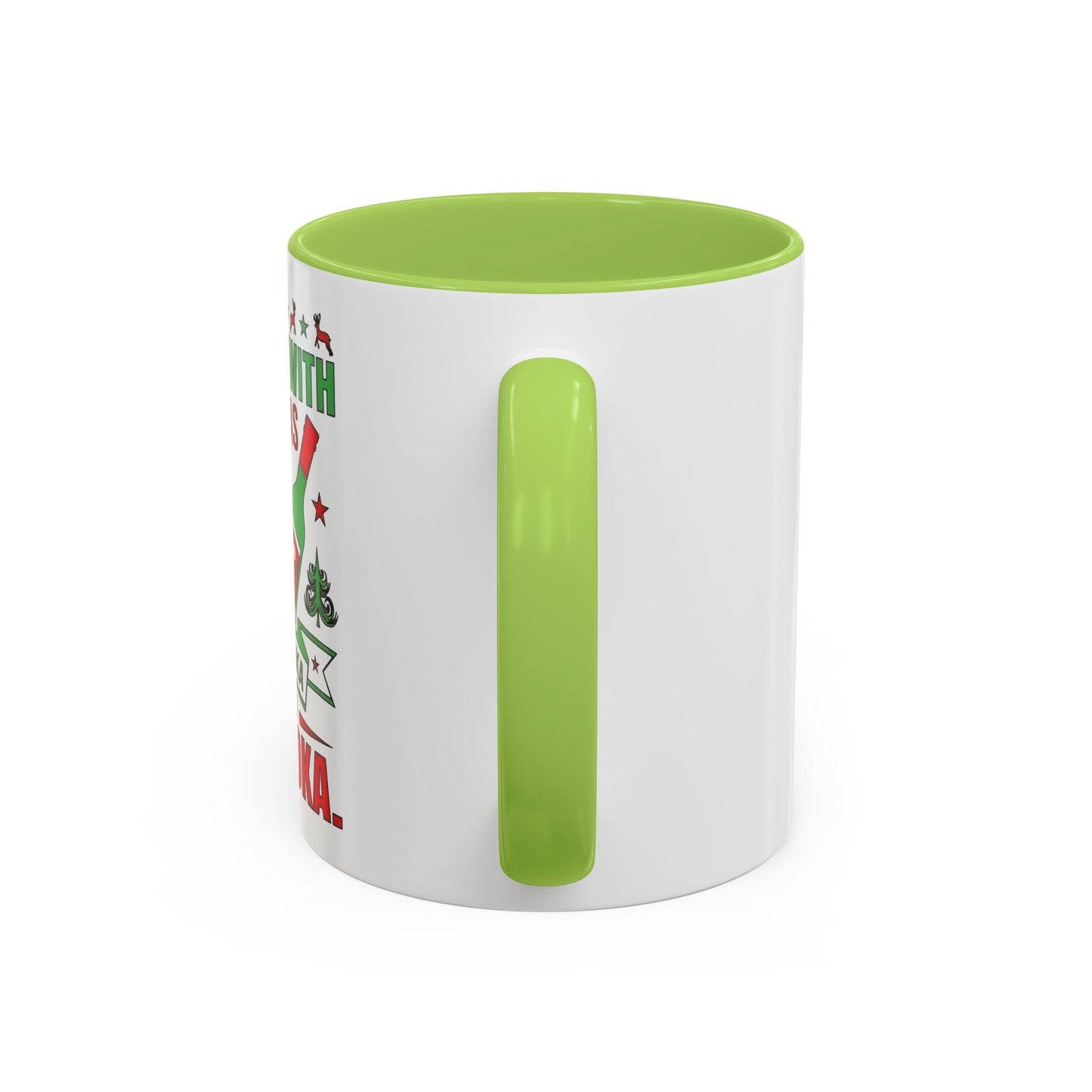 Christmas Coffee Mug, 11oz, "Filled With Vodka"
