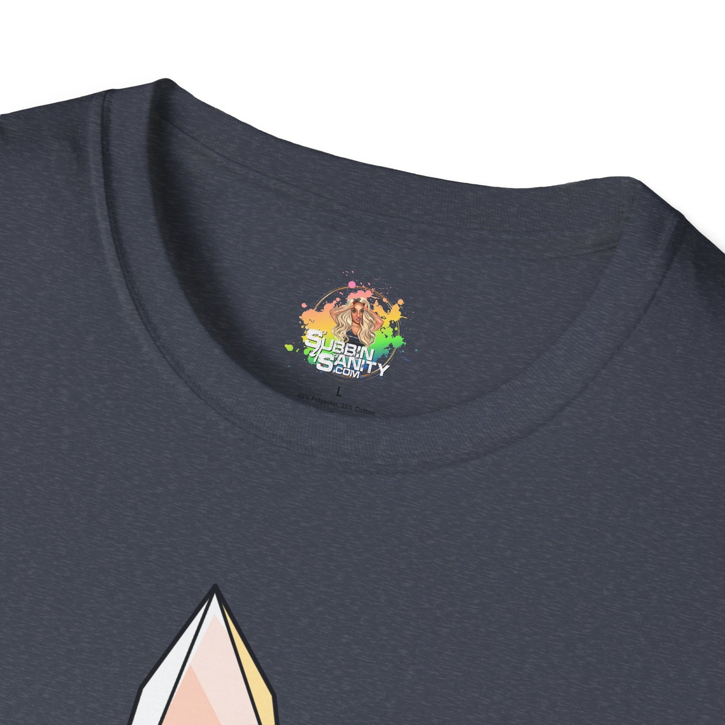 Crazy Crystal Lady Graphic T-Shirt | Funny Witchy Statement Tee by Subbin4Sanity