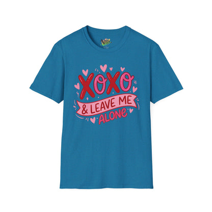 "XOXO & Leave Me Alone" Valentine T-Shirt – Cute Graphic Tee | Unisex Softstyle Valentine’s Day Shirt