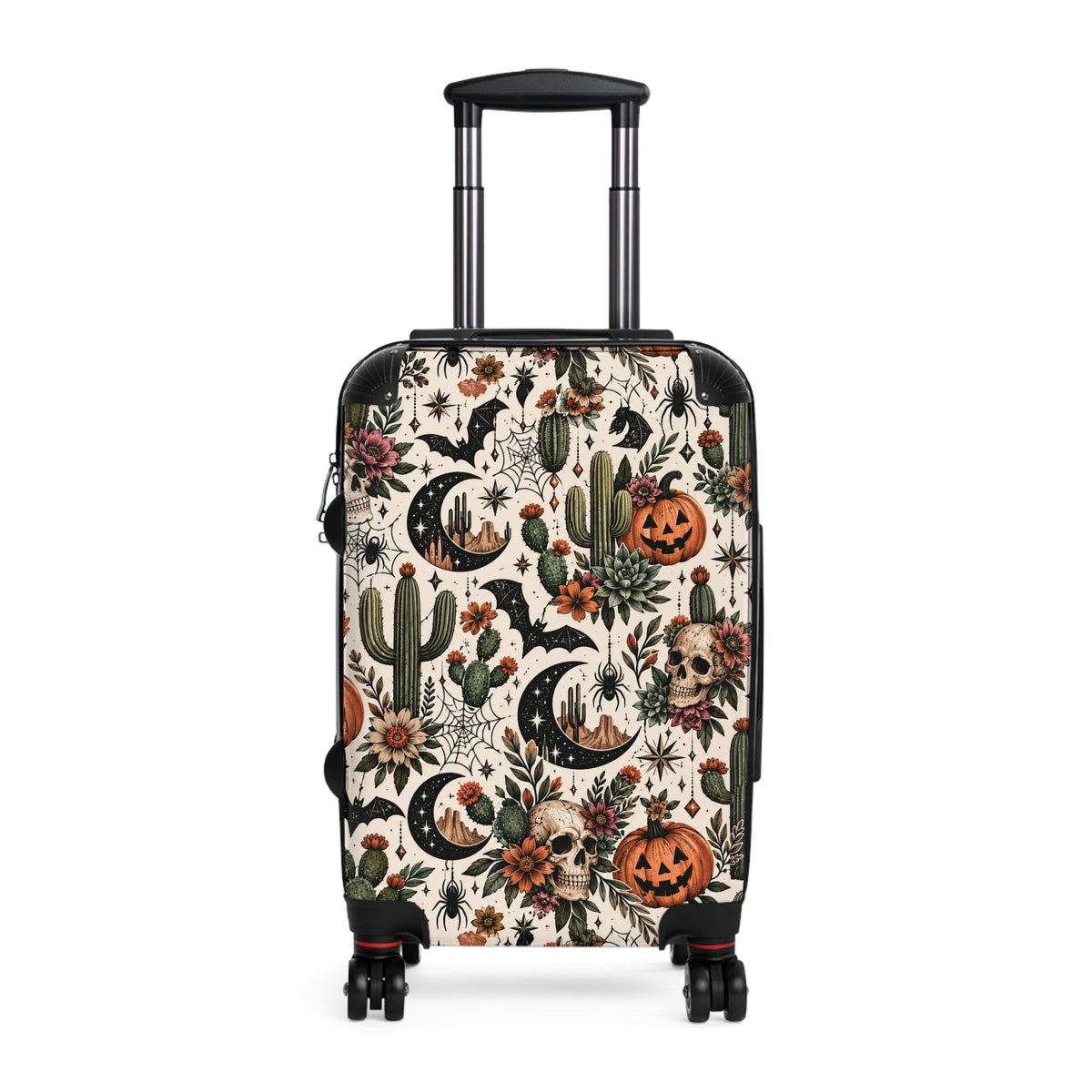 Desert Moonlight Suitcase | Boho Halloween Celestial Luggage by Subbin4Sanity