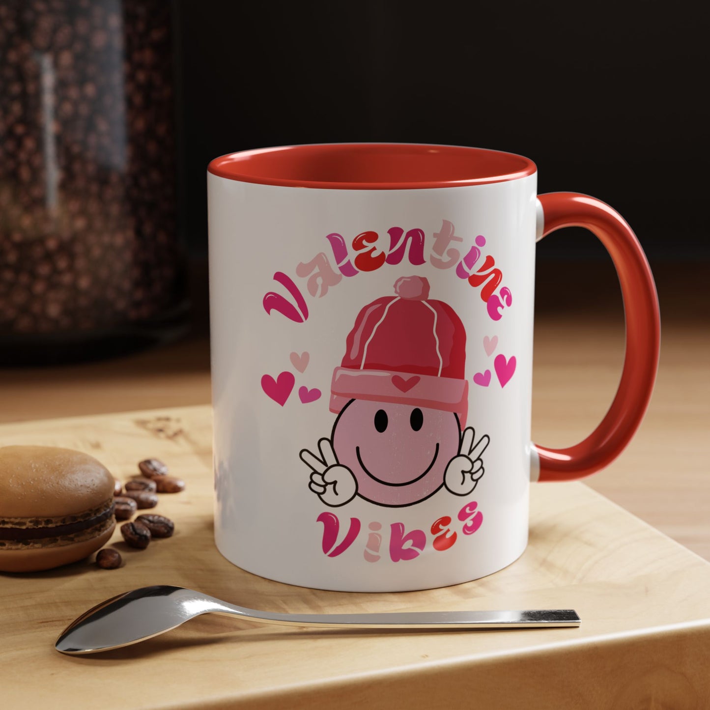 Valentines Coffee Mug, 11oz, "Valentines Vibes"