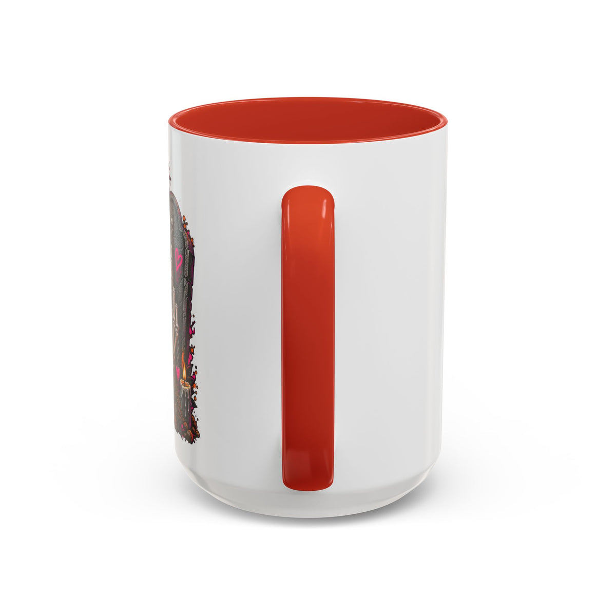 I Buried My Last Fuck Right Here Coffee Mug | Sarcastic Gothic Ceramic Mug by Subbin4Sanity