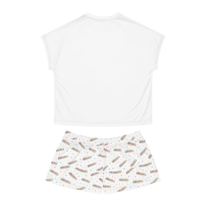 "Rollin Up Some Easter Spirit" Women's Short Pajama Set