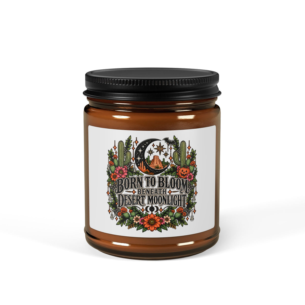 Born To Bloom Beneath Desert Moonlight Soy Candle