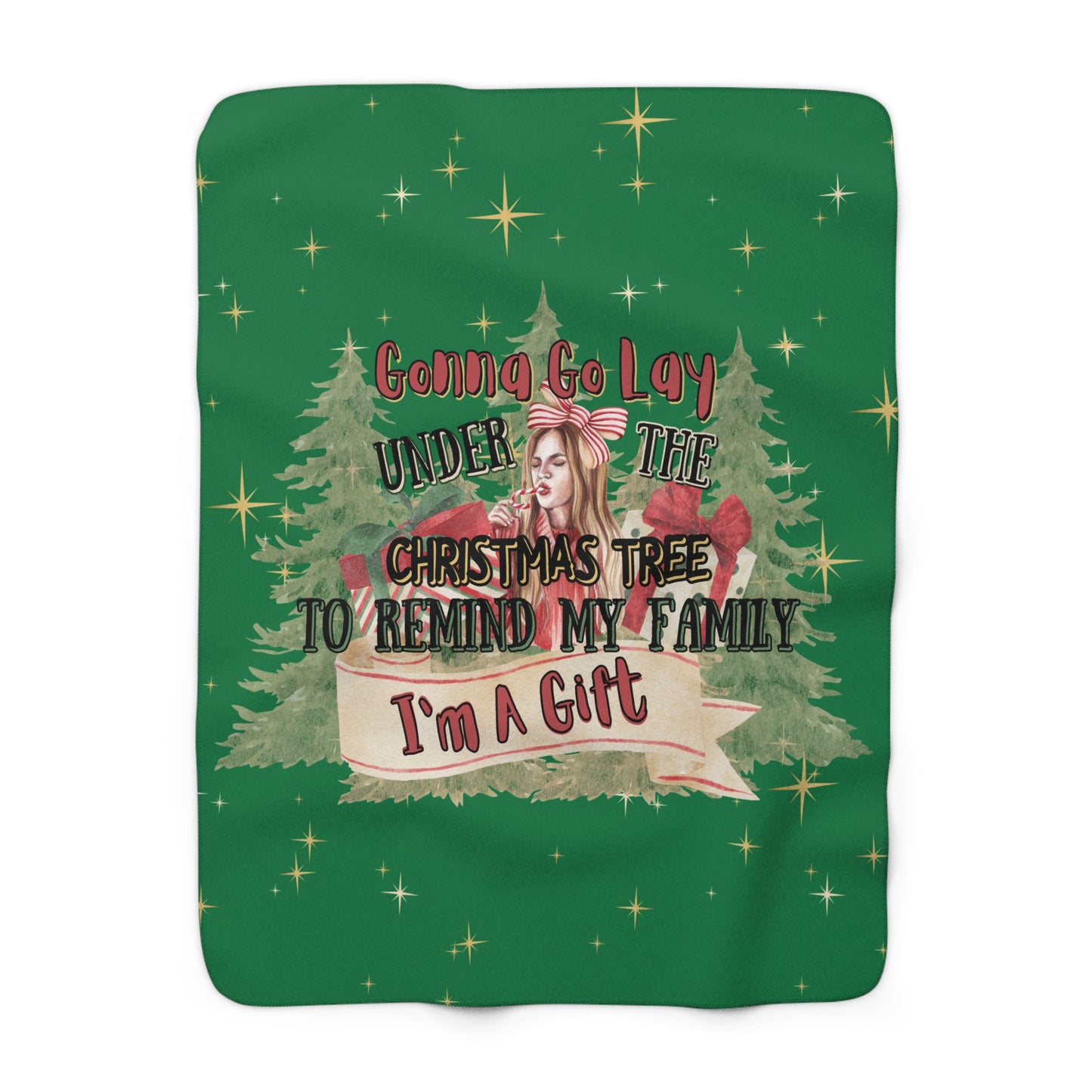 Christmas Sherpa Fleece Blanket