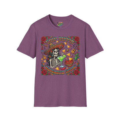 "Chip Dippin Margarita Sippin" (Circle) | Unisex Softstyle T-Shirt