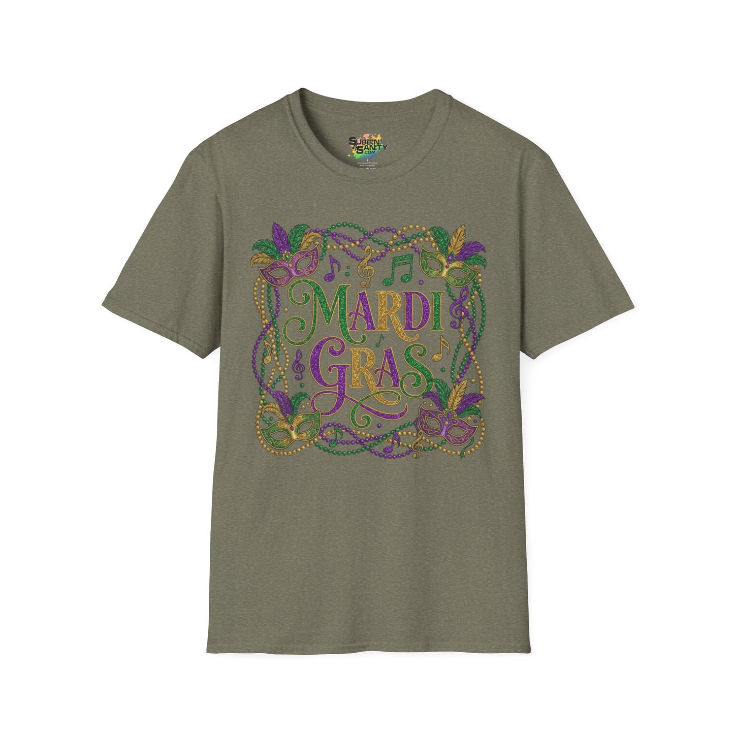 "Mardi Gras" | Unisex Softstyle T-Shirt
