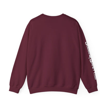Cozy Fires & Candy Canes Christmas Sweatshirt | Festive Holiday Word Crewneck by Subbin4Sanity