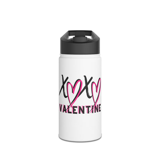 XOXO Stainless Steel Water Bottle — Valentine's Day Water Bottle