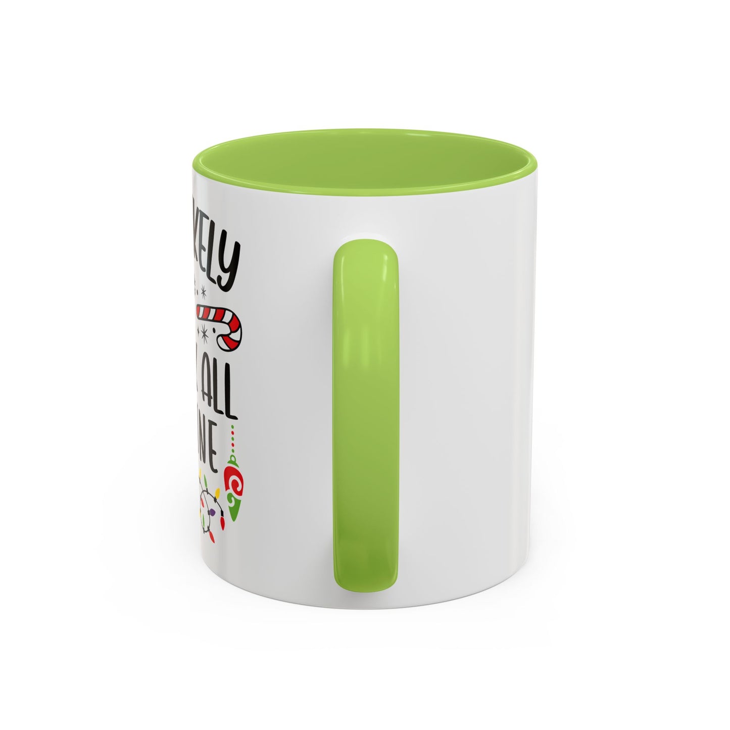 Christmas Coffee Mug, 11oz, "Drink all the wine"