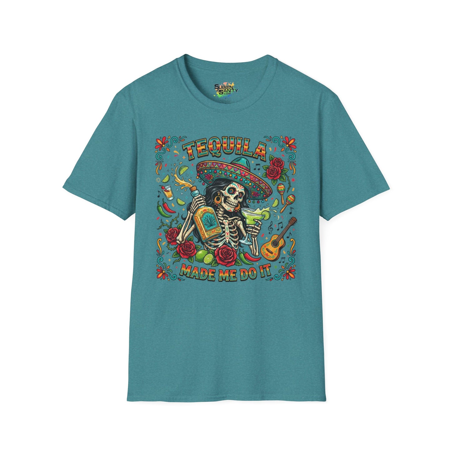 "Tequila Made Me Do It" | Unisex Softstyle T-Shirt