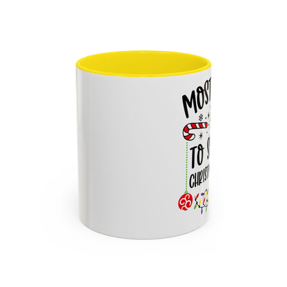 Christmas Coffee Mug, 11oz, "To spread Christmas cheer"
