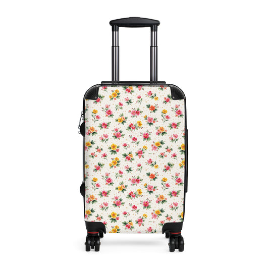 Wildflower Sprinkle Pattern – Splatter Bloom Collection – On Travel Luggage Suitcase