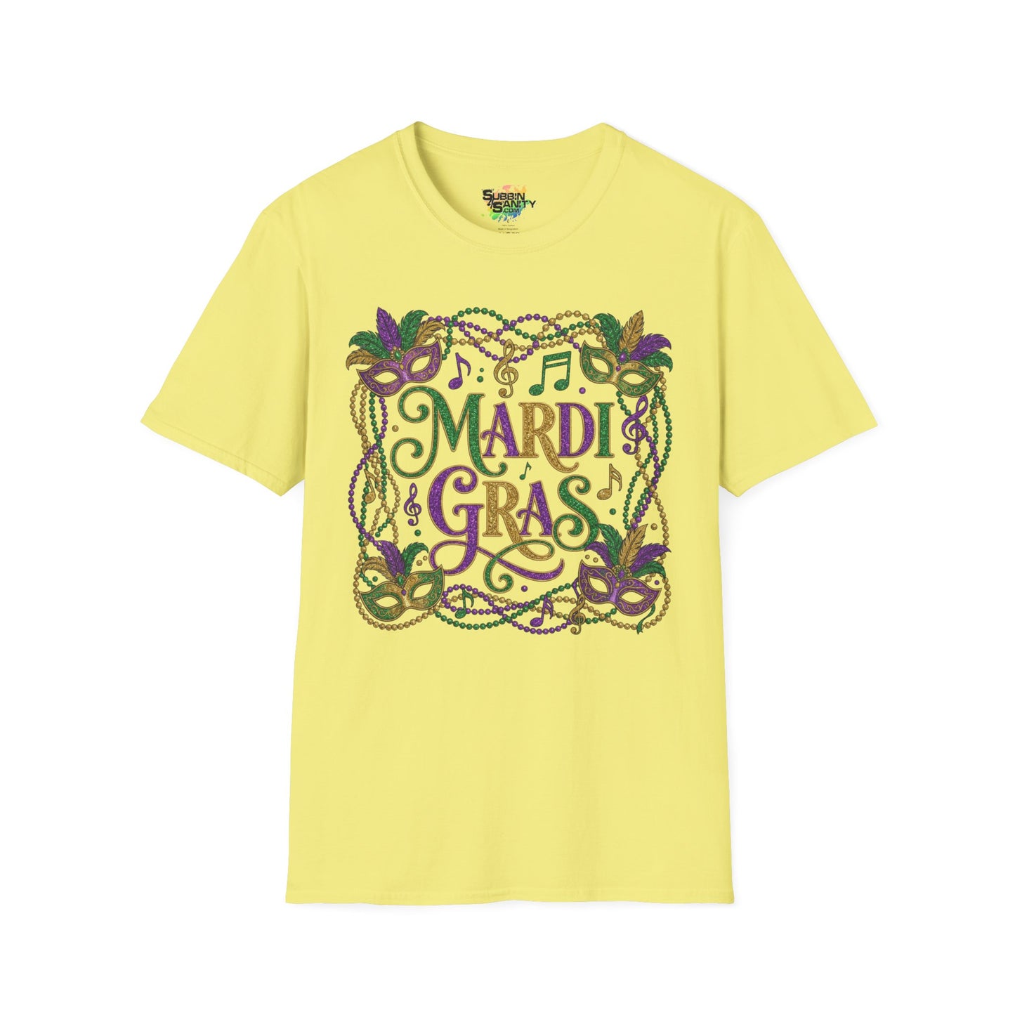 "Mardi Gras" | Unisex Softstyle T-Shirt