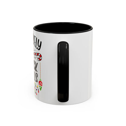 Christmas Coffee Mug, 11oz, "Most likely to deck the halls"
